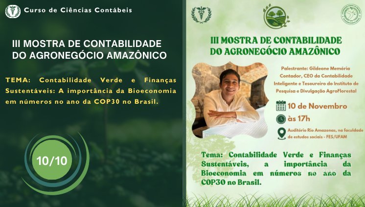 III Mostra de Contabilidade do Agronegócio Amazônico – FES/UFAM